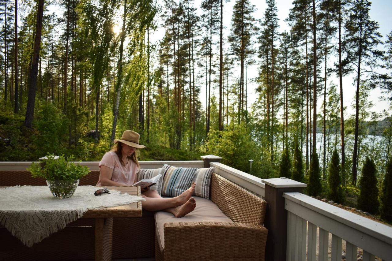 Loma-Autio Taehti Villa Puumala Bagian luar foto